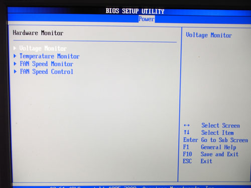 ASUS Maximus III Gene системный мониторинг